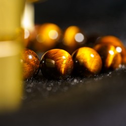 黄虎眼石手链 Yellow Tigerite Bracelet