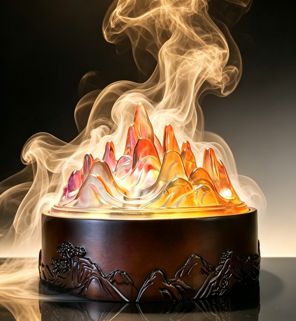 香炉【泰山】 瑞山聚宝盘香炉AUSPICIOUS MOUNTAIN TREASURE INCENSE BURNER