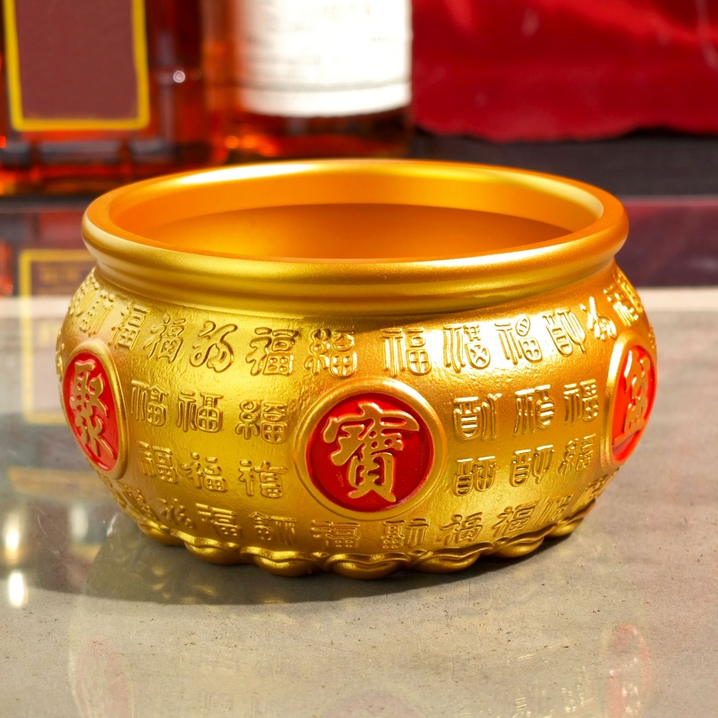 招财纳福聚宝盆PROSPERITY FORTUNE TREASURE BOWL