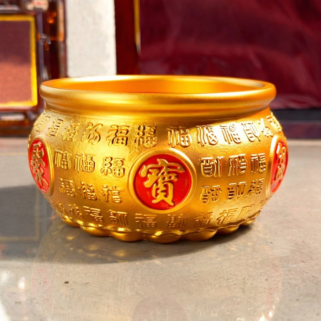 招财纳福聚宝盆PROSPERITY FORTUNE TREASURE BOWL