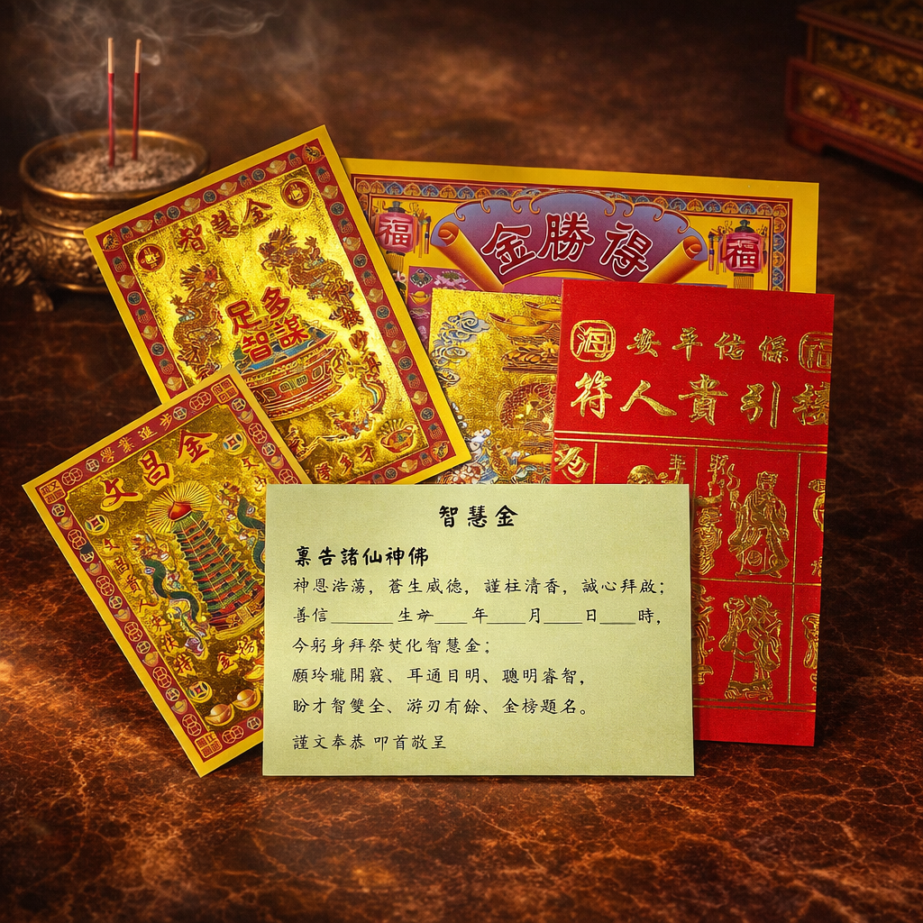 智慧金Wisdom Gold Joss Paper